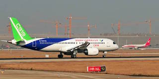 擁有170多件專利國產(chǎn)大型客機(jī)C919今日首飛，上下和地毯商標(biāo)也具有完全自主知識產(chǎn)權(quán)