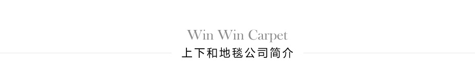 地毯廠家簡(jiǎn)介